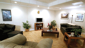 A complete finished basement system in a  home