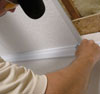 Our drop ceiling system in your finished basement allows for easy access to utilities, wires, and pipes stored above the ceiling.