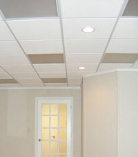 Basement Ceiling Tiles for a project we worked on in , Rhode Island