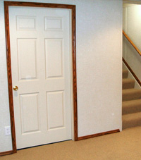 Basement Ceiling Tiles installed in a Rhode Island refinished basement