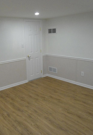 Basement Walls in a home in , Rhode Island